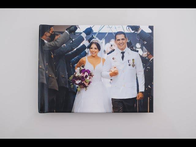 ALBUM de Vídeo - Álbum 30x80cm com capa fotográfica