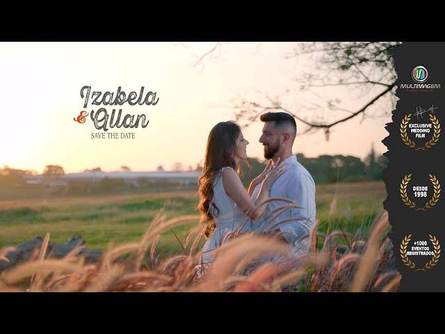 Ensaio externo de Izabela e Allan