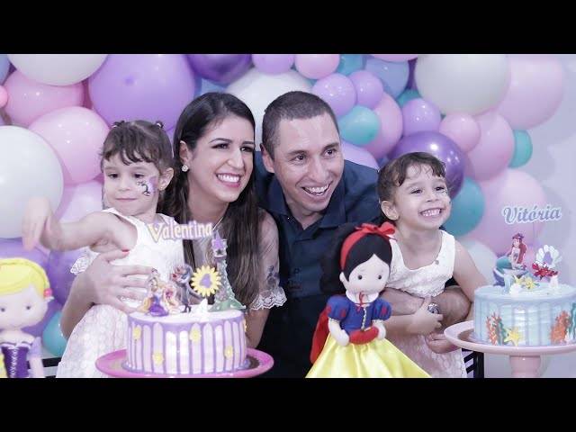 Aniversário de Valentina e Vitória - 4 Aninhos