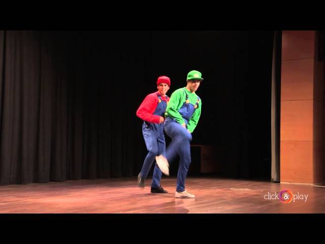 Publicidad de SUPER JUNK BROS - Mario y Lugi Bros Breakdance
