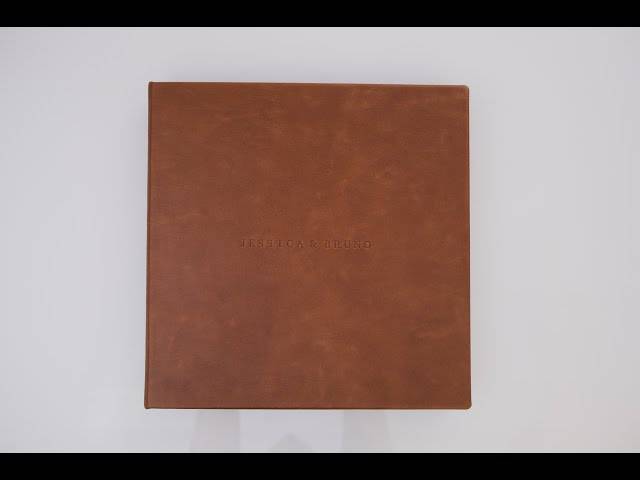 ALBUM de Video - Álbum em couro medindo 30x60cm