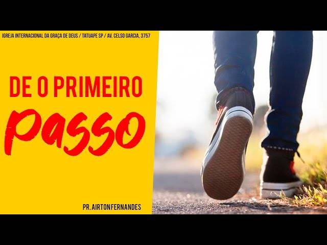 Mensagens de De o primeiro passo!