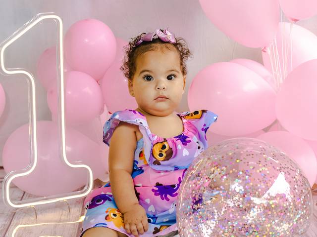 Varanda Studio de Ensaio de Aniversário 1 Ano da Maitê no Varanda Studio - Soraya Pamplona Fotografia