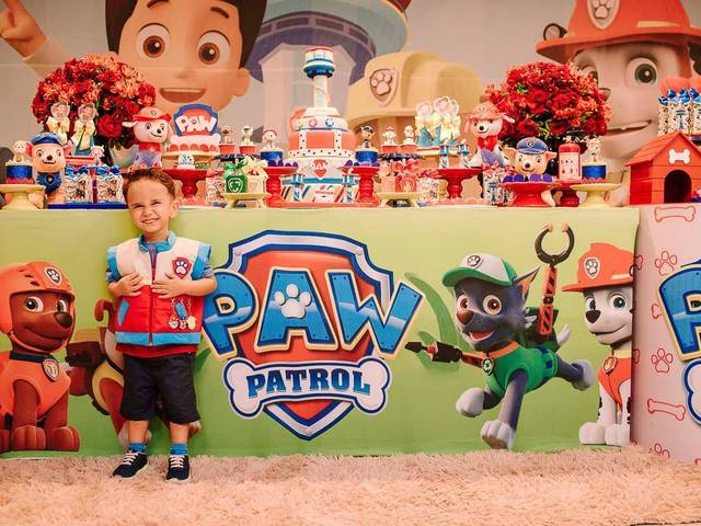 Família de Henrique | 3 anos | Patrulha Canina | Espaço Caramelados