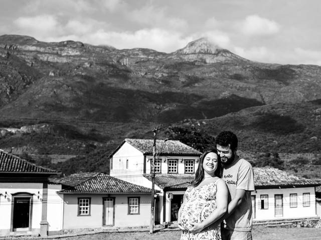 Gestante de Brisa & Felipe | Ensaio Gestante em Catas Altas
