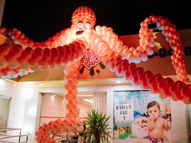 Família de Murilo | 1 ano | Aniversário Fundo do Mar | Espaço Play Kids