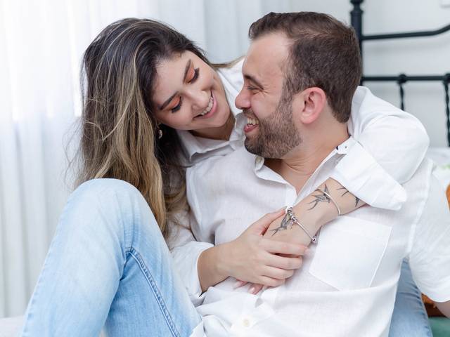 Casal de Gabi e Pedro