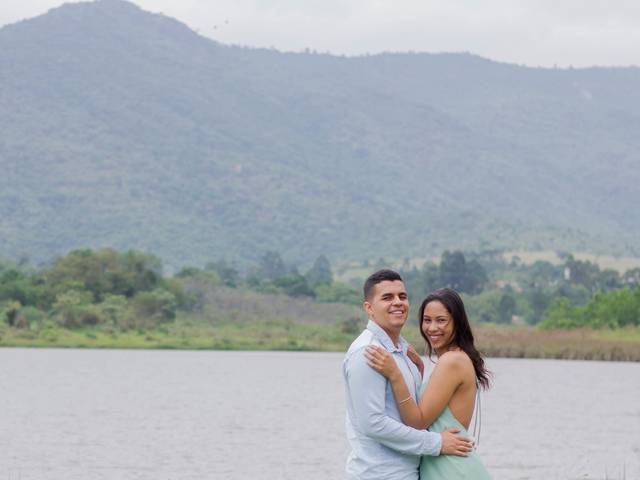 CASAL  de ENSAIO CASAL -SARA E RENAN