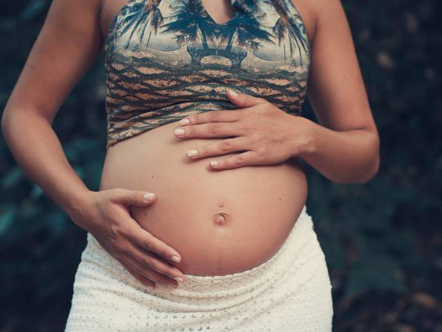 Ensaio Gestante de À espera de Lua