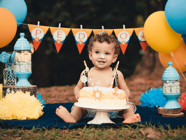 Cake Smash de Pedro