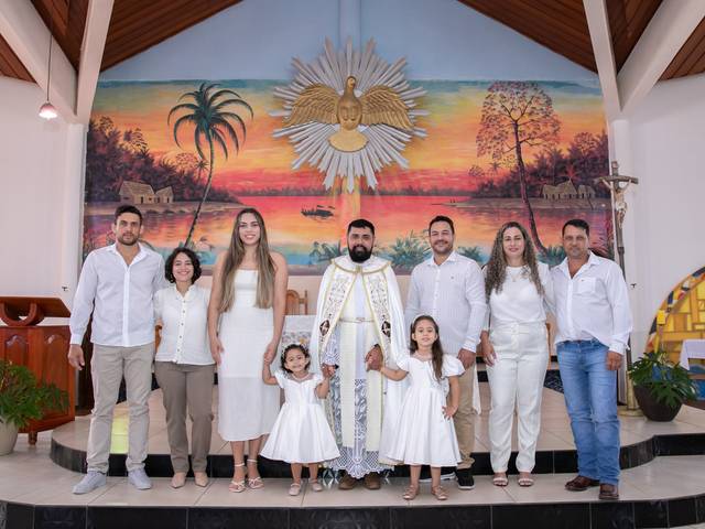 Batizado  de Batizado Manuella e Mariah 🕊