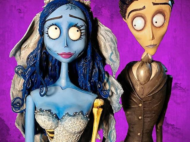 Escultura  de Noiva Cadáver 