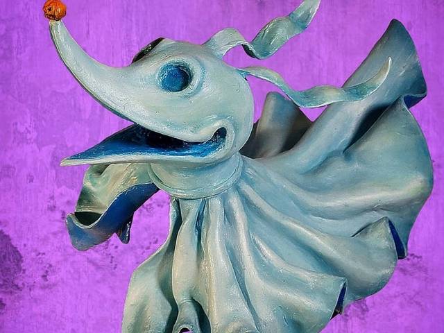 Escultura  de Zero - Estranho Mundo de Jack 