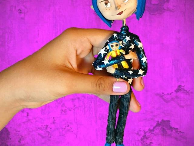 Escultura  de Coraline 
