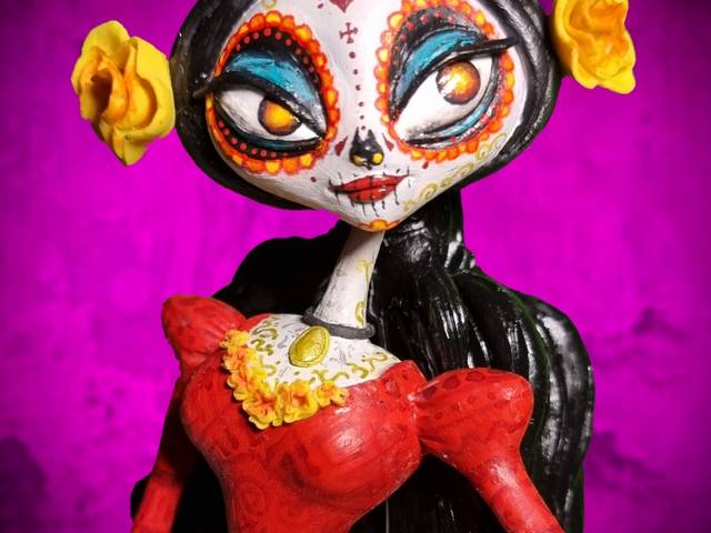 Escultura  de Catrina
