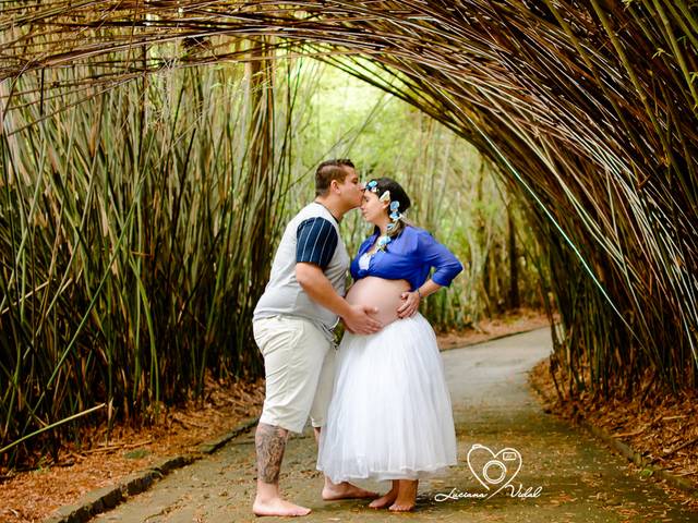 Gestante de Thais e Rodrigo esperando Isaac