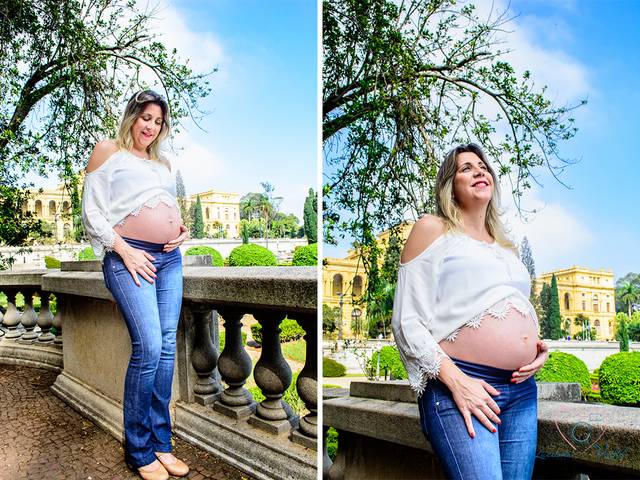 Gestante de Rebeca e Laércio - 33 semanas de amor