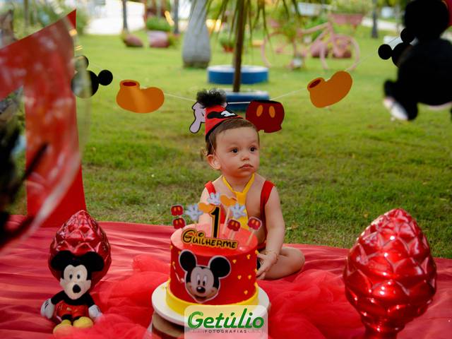 Ensaios - Infantil de Ensaio Smash 1 Ano de Guilherme