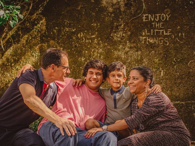 Familia de Carla e família 