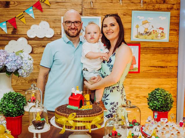 Infantil de Aniversário 1 ano - John