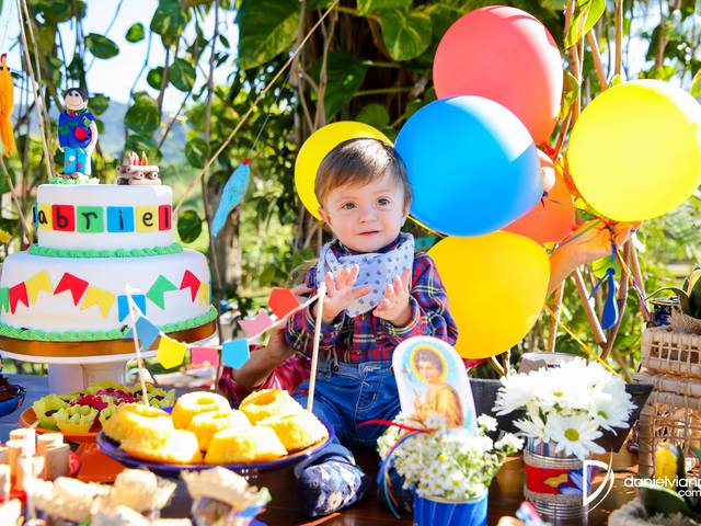 Festas Infantis de Aniversário 1 Ano Gabriel