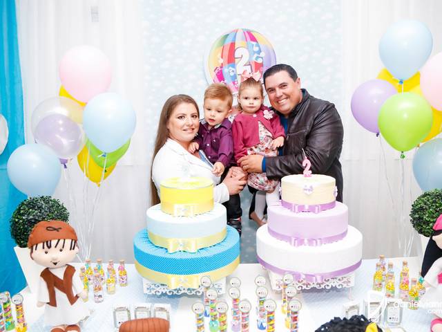 Festas Infantis de Aniversário 2 Anos Ana Vitoria e Carlos Henrique