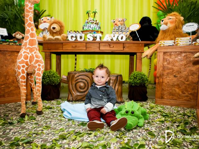 Festas Infantis de Aniversário 1 Ano Gustavo