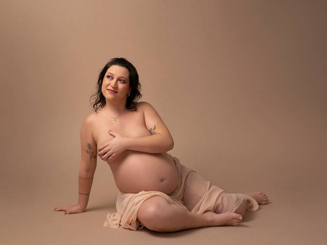 Gestante de Ensaio Gestante - Juliana