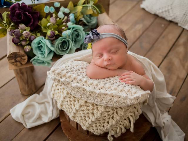 Ensaio Recém Nascido de Newborn Antônia