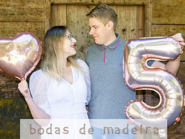Ensaio de Bodas de Madeira Andrei e Rosemari