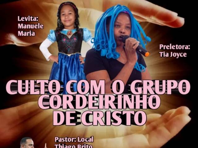 Anúncio  de Culto com as crianças 