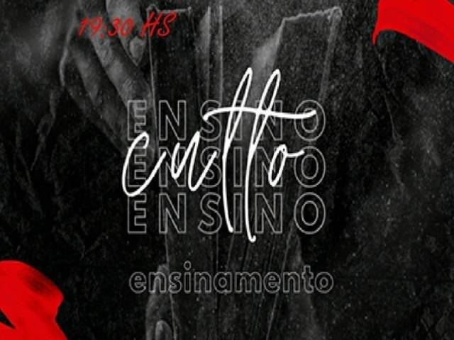 Anúncio  de Culto De Ensino