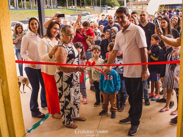 evento de Inauguração da nova escola EMEIF 