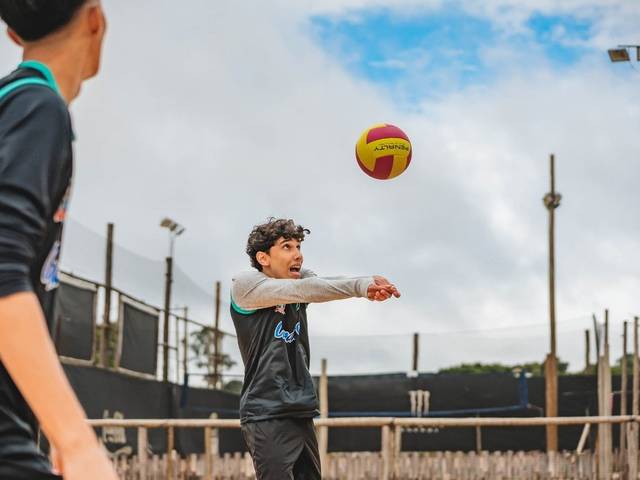 Fotografia esportiva de Vôlei de praia
