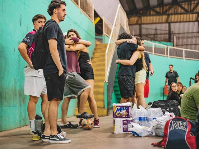 Fotografia esportiva de Jogo beneficente santa x medicina
