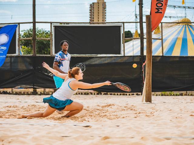 Fotografia esportiva de Beach tennis