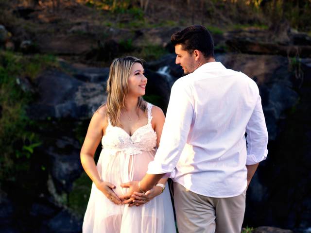 Gestante de A Espera de Lavínia 