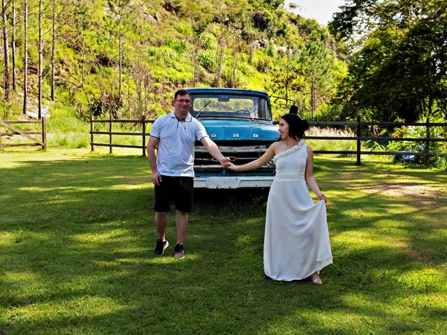 Ensaios de Pré-Wedding May & Leandro  Sítio das Borboletas Piedade/SP