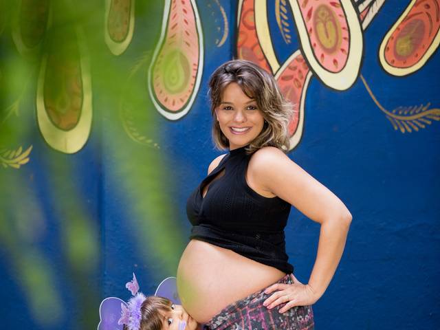 Gestantes de Roberta, Daniel, Liz e Theo