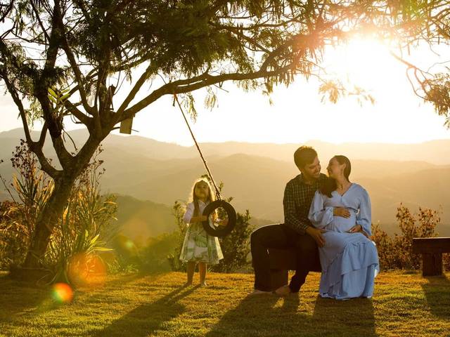 Gestantes de Nathália, João Vitor, Tereza e Vitória