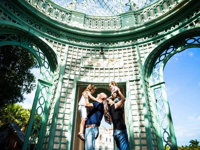 Famílias de Patricia, Ivahy, Sarah, Lucas e o Ensaio