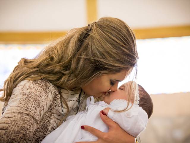 Famílias de Maria Fernanda e o Batizado