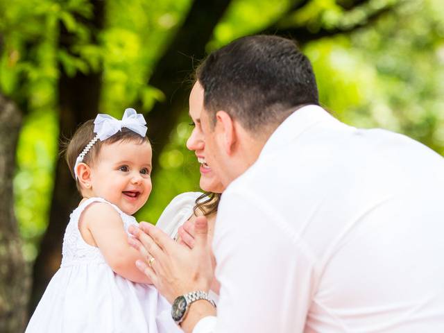 Famílias de Ana Carolina e o Batizado