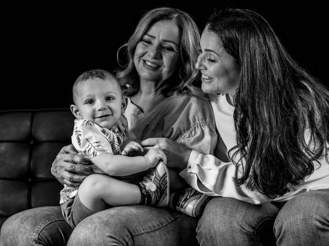 Famílias de Priscilla, Miriam e David