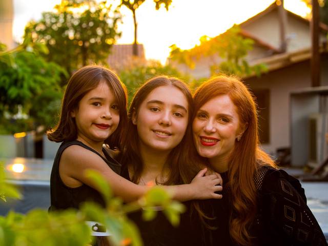 Famílias de Cris, Stella e Alice