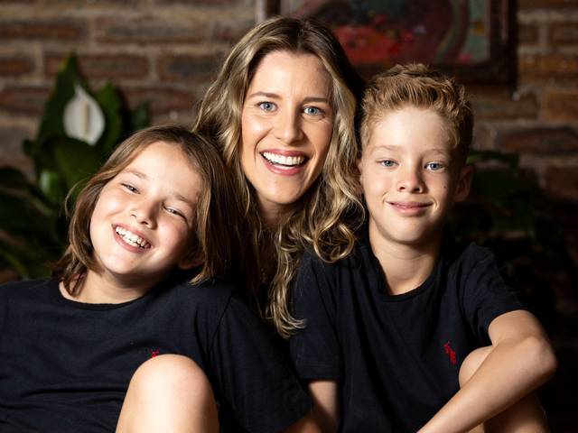 Famílias de Daniela Rajão, Davi e Matheus