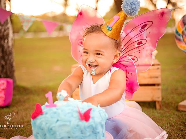 Ensaio Infantil  de Smash the cake da Valentina