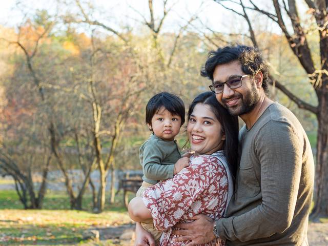 Fall Photoshoot of Family Session at Sunset