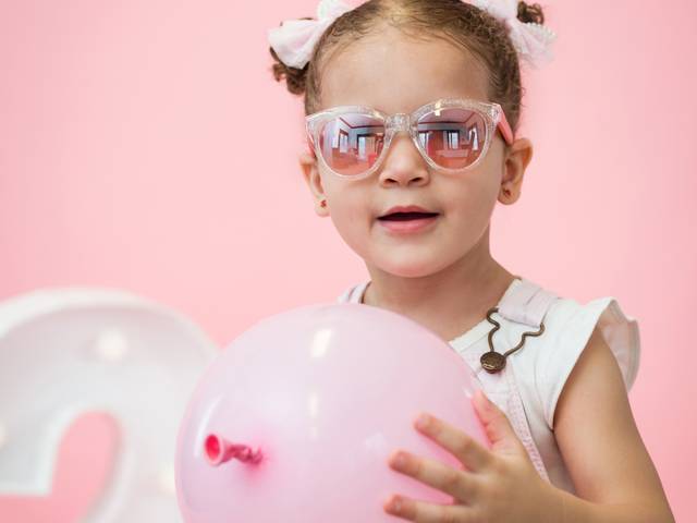 Kids Photoshoot/Cake Smash of Melanie's Minimalist 2nd Birthday Studio Session