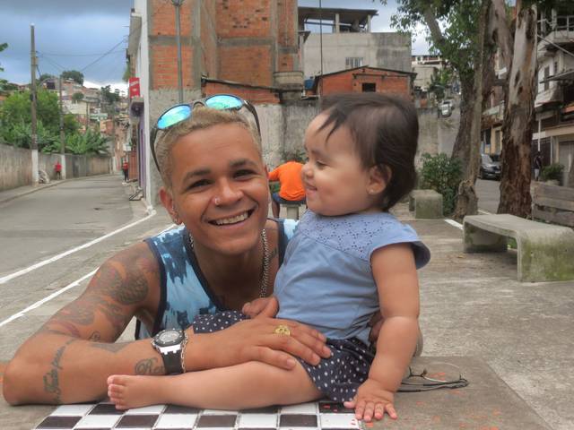 Ensaio com pet de Renato e Megi